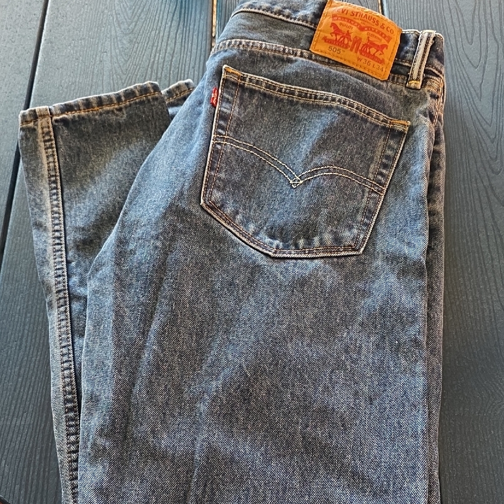 Levi's Classic Straight Blue Jeans